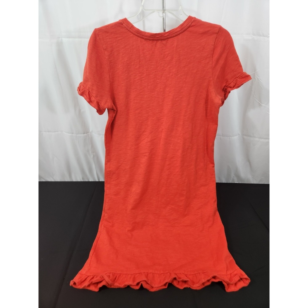 Boden women's US 4R long short sleeve ruffle hem T-shirt dress - Picture 4 of 5